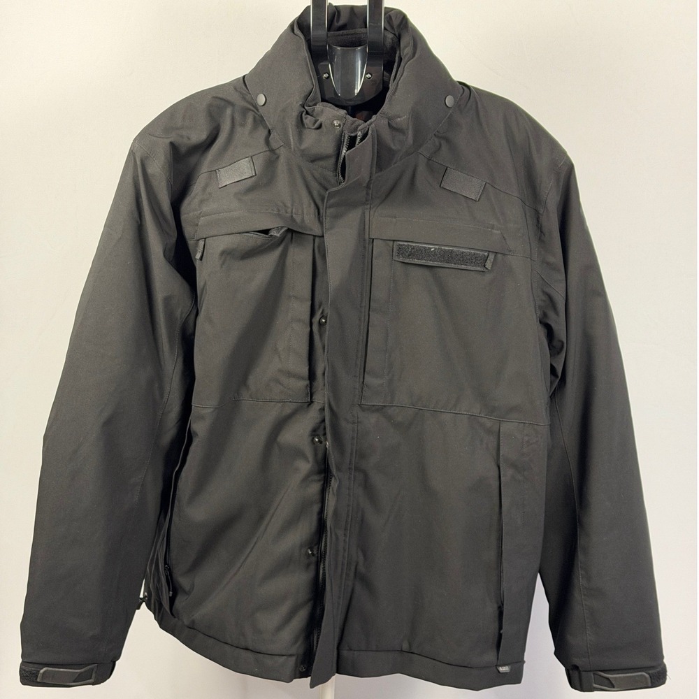 5.11 Tactical Parka Jacket Mens XL Black Insulated Waterproof Winter Duty Coat